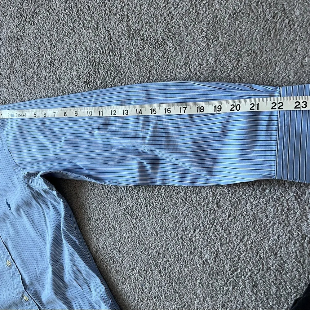 Polo by Ralph Lauren Blue Striped Men's Shirt - Picture 7 of 8